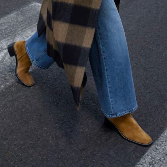 Everlane The City Boot Toasted Almond Suede Size 8.5 NWB - Picture 16 of 16